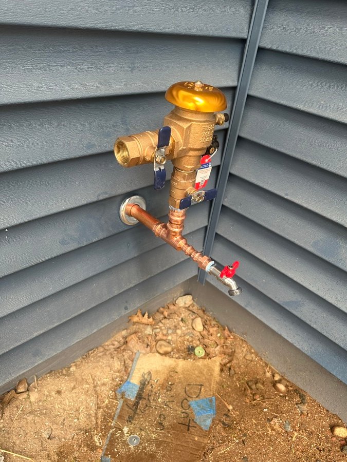 Gas piping installation